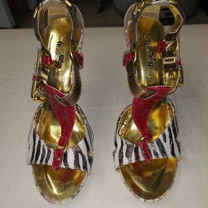 Used With Love Wild Rose High Heels